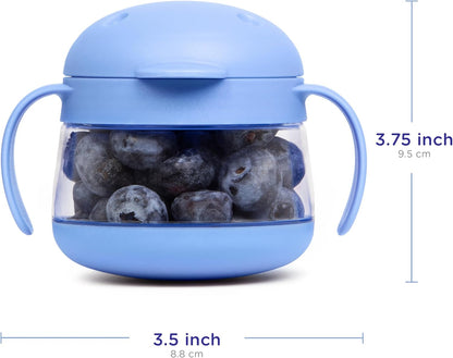 Tweat Snack Container for Kids & Toddlers, Blush Pink