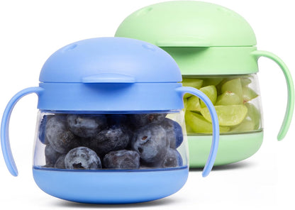 Tweat Snack Container for Kids & Toddlers, Blush Pink