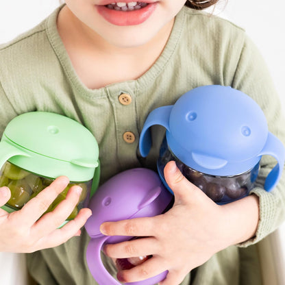 Tweat Snack Container for Kids & Toddlers, Blush Pink
