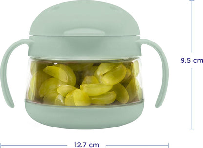 Tweat Snack Container for Kids & Toddlers, Blush Pink
