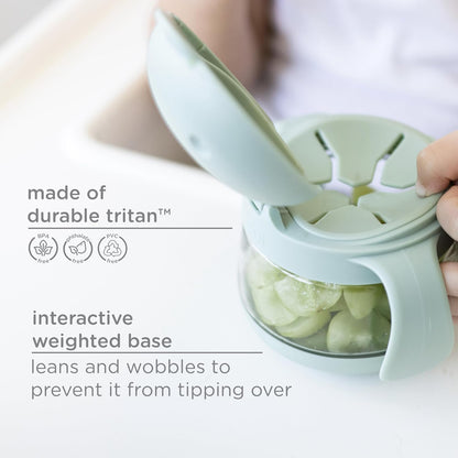 Tweat Snack Container for Kids & Toddlers, Blush Pink