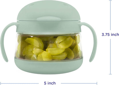 Tweat Snack Container for Kids & Toddlers, Blush Pink