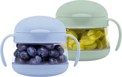 Tweat Snack Container for Kids & Toddlers, Blush Pink
