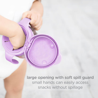 Tweat Snack Container for Kids & Toddlers, Blush Pink