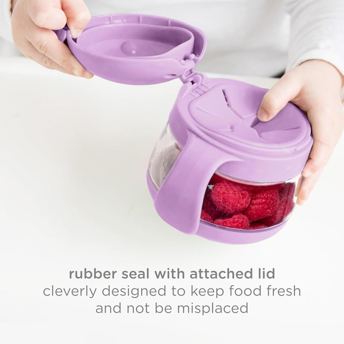 Tweat Snack Container for Kids & Toddlers, Blush Pink
