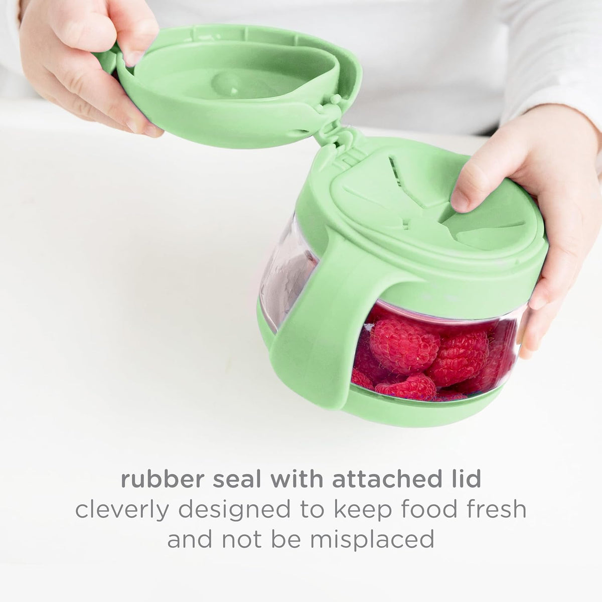 Tweat Snack Container for Kids & Toddlers, Blush Pink