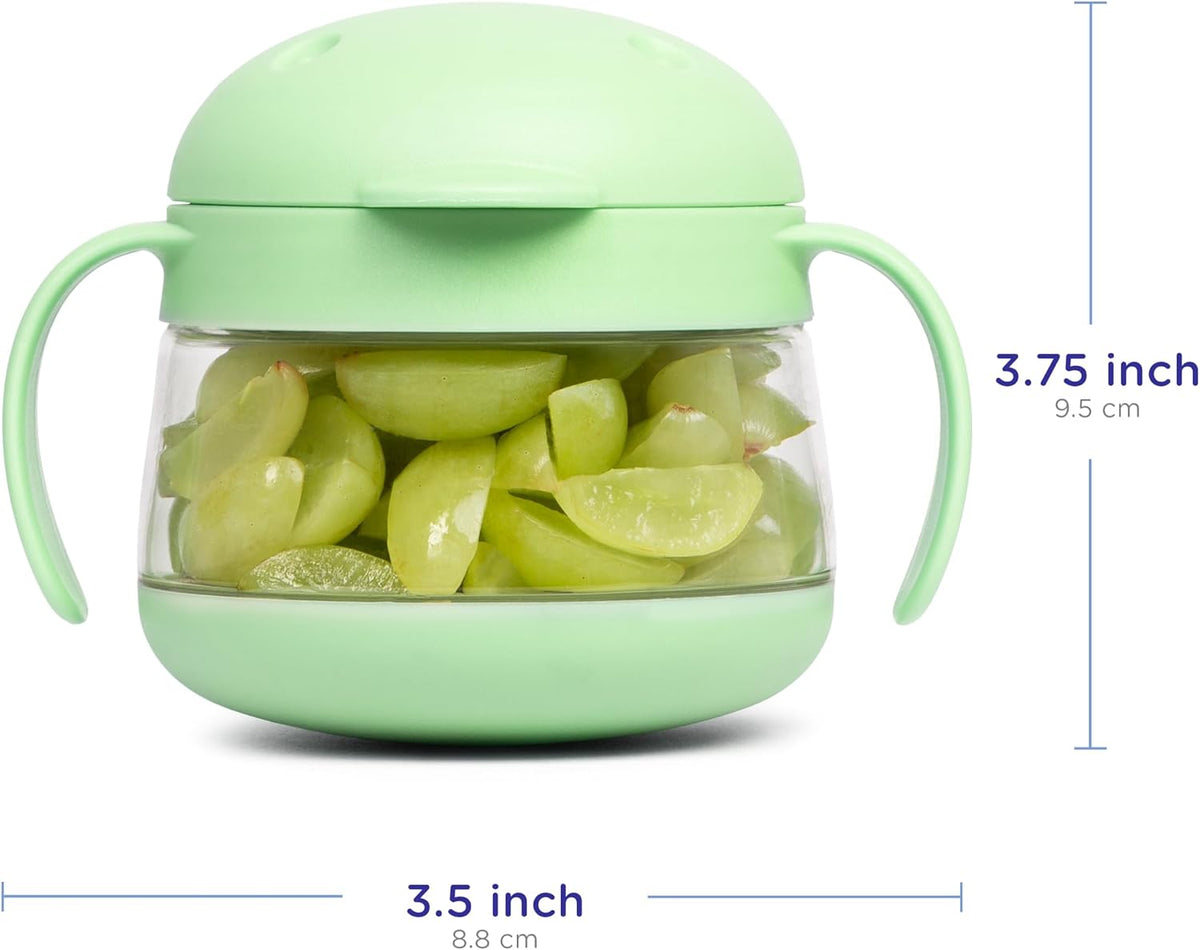Tweat Snack Container for Kids & Toddlers, Blush Pink