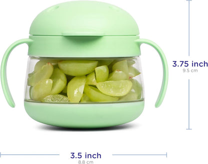 Tweat Snack Container for Kids & Toddlers, Blush Pink
