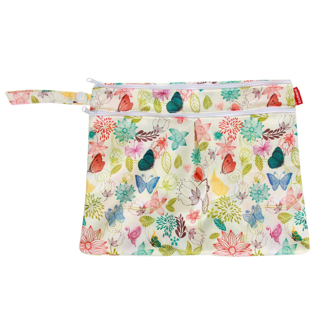3Pcs Cloth Diapers Wet Dry Bag, Travel Organizer Bags, Jungle