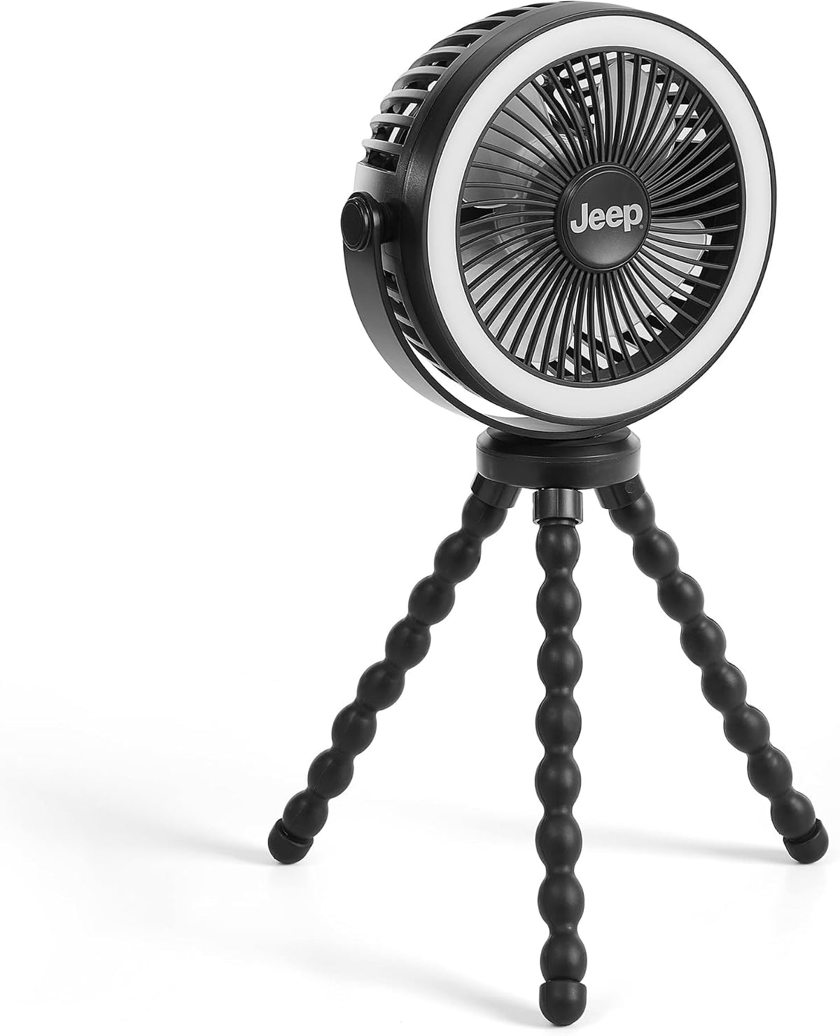 Jeep Portable LED Stroller Fan with Light & Flexible Legs