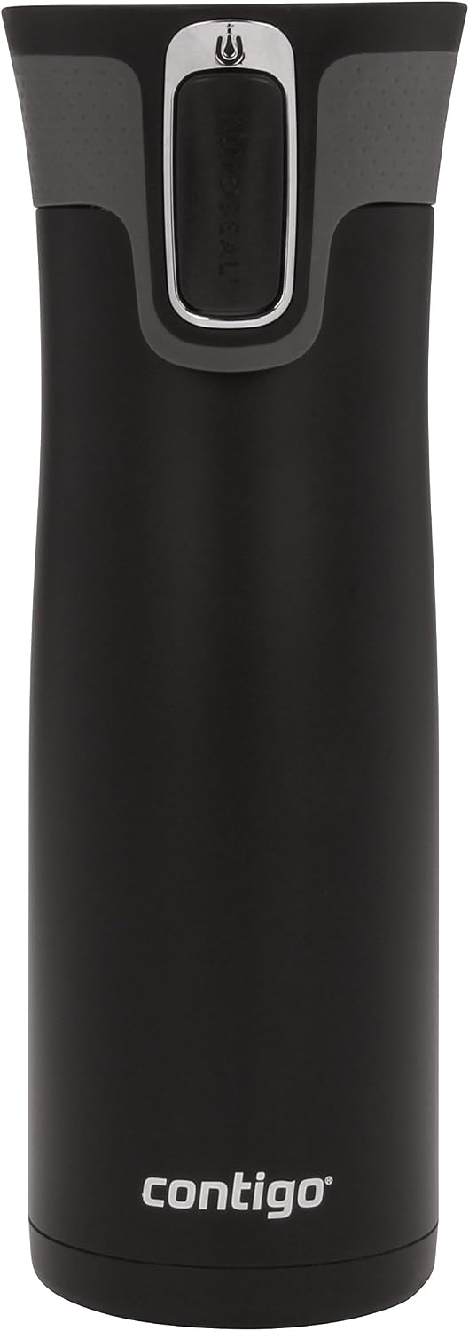 West Loop 2.0 Leak-Proof Spill-Proof Insulated Stainless Steel Travel Mug, 16oz., 2 Pack, Agave Metallic & Sake Metallic