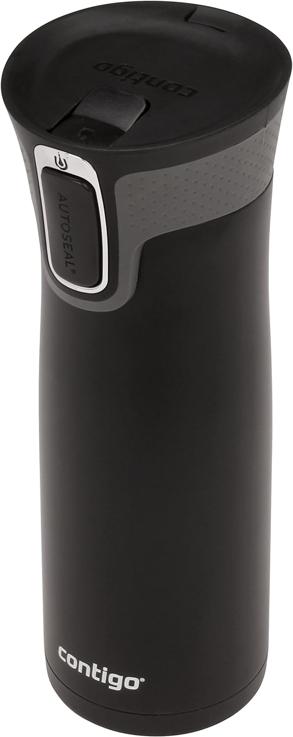 West Loop 2.0 Leak-Proof Spill-Proof Insulated Stainless Steel Travel Mug, 16oz., 2 Pack, Agave Metallic & Sake Metallic