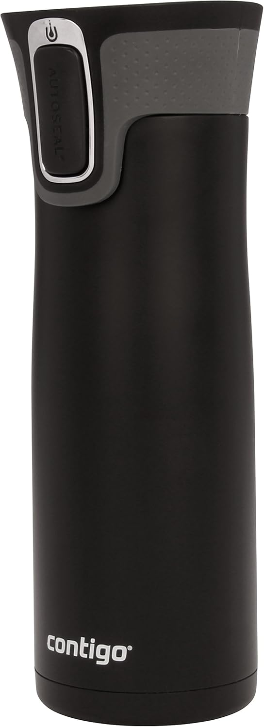 West Loop 2.0 Leak-Proof Spill-Proof Insulated Stainless Steel Travel Mug, 16oz., 2 Pack, Agave Metallic & Sake Metallic