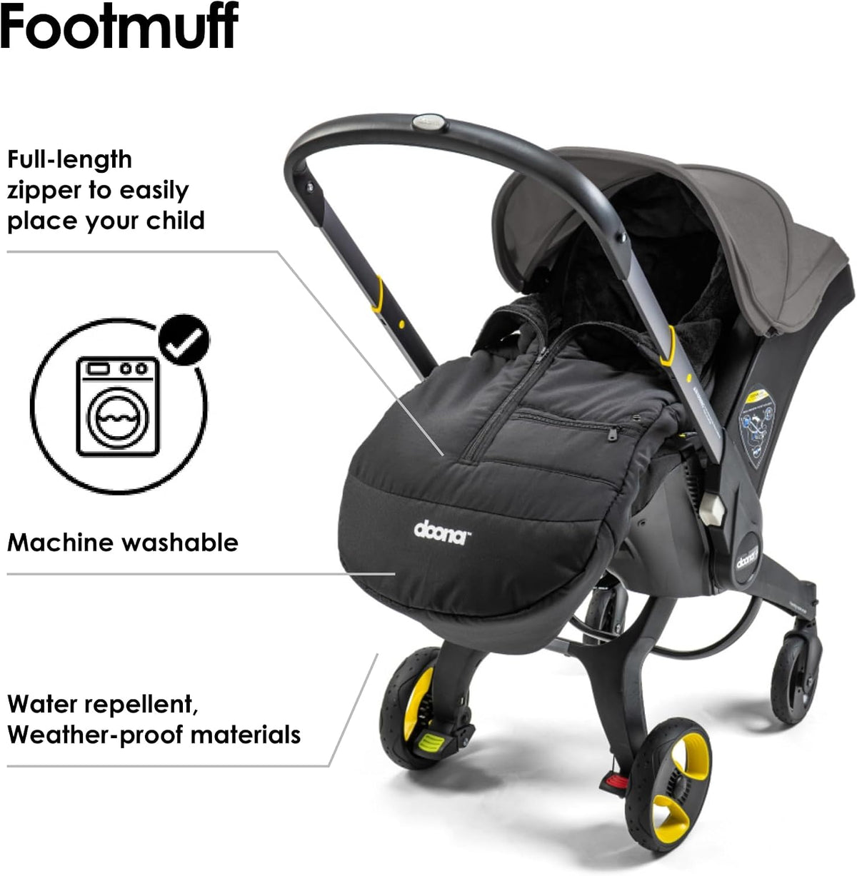 Footmuff - Compatible with Car Seat & Stroller