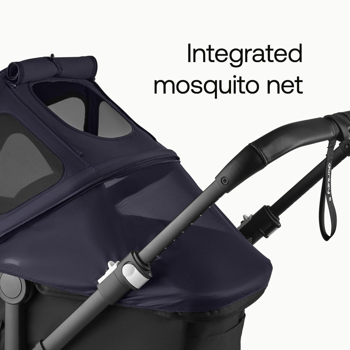 Breezy Sun Canopy with Mosquito Net for Donkey Strollers - Desert Taupe