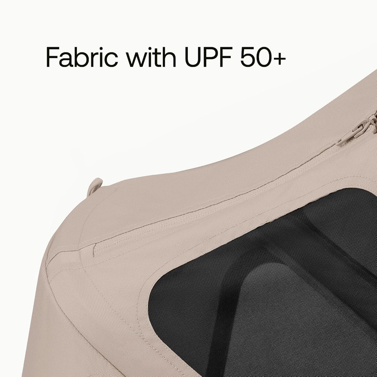 Breezy Sun Canopy with Mosquito Net for Donkey Strollers - Desert Taupe