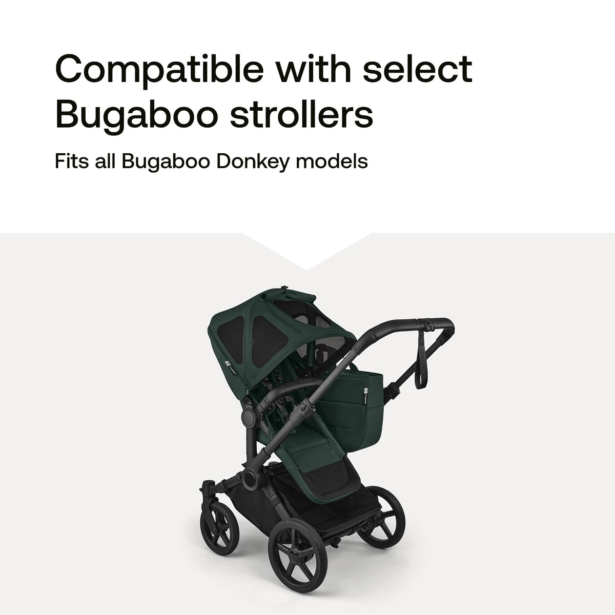 Breezy Sun Canopy with Mosquito Net for Donkey Strollers - Desert Taupe