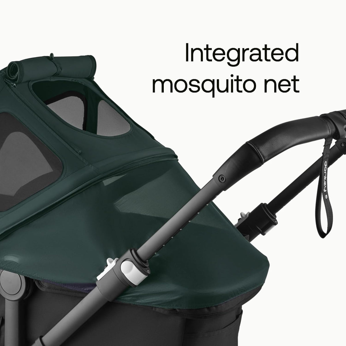 Breezy Sun Canopy with Mosquito Net for Donkey Strollers - Desert Taupe