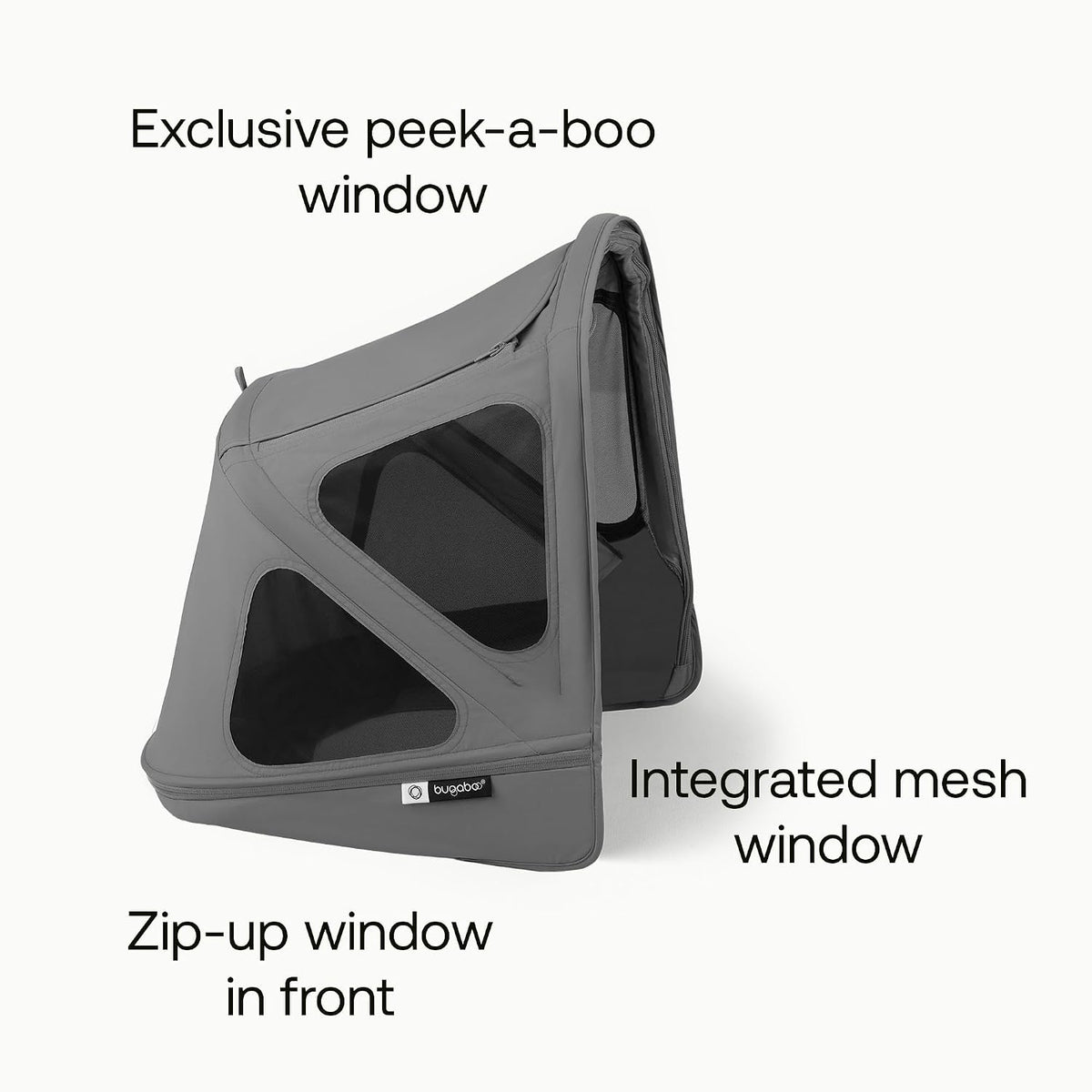 Breezy Sun Canopy with Mosquito Net for Donkey Strollers - Desert Taupe