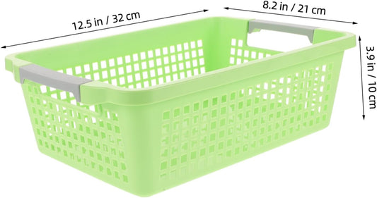 Clothes Storage Basket Home Storage Container Toy Organizer Baskets for Shelves Lid