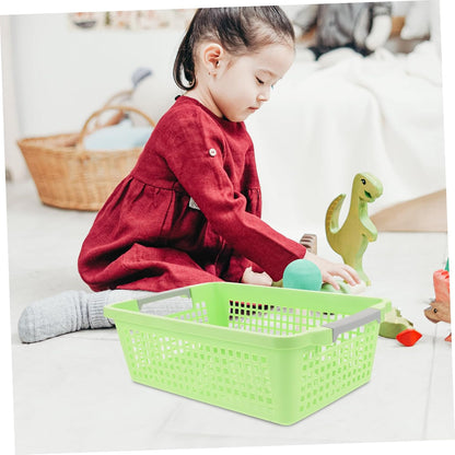 Clothes Storage Basket Home Storage Container Toy Organizer Baskets for Shelves Lid