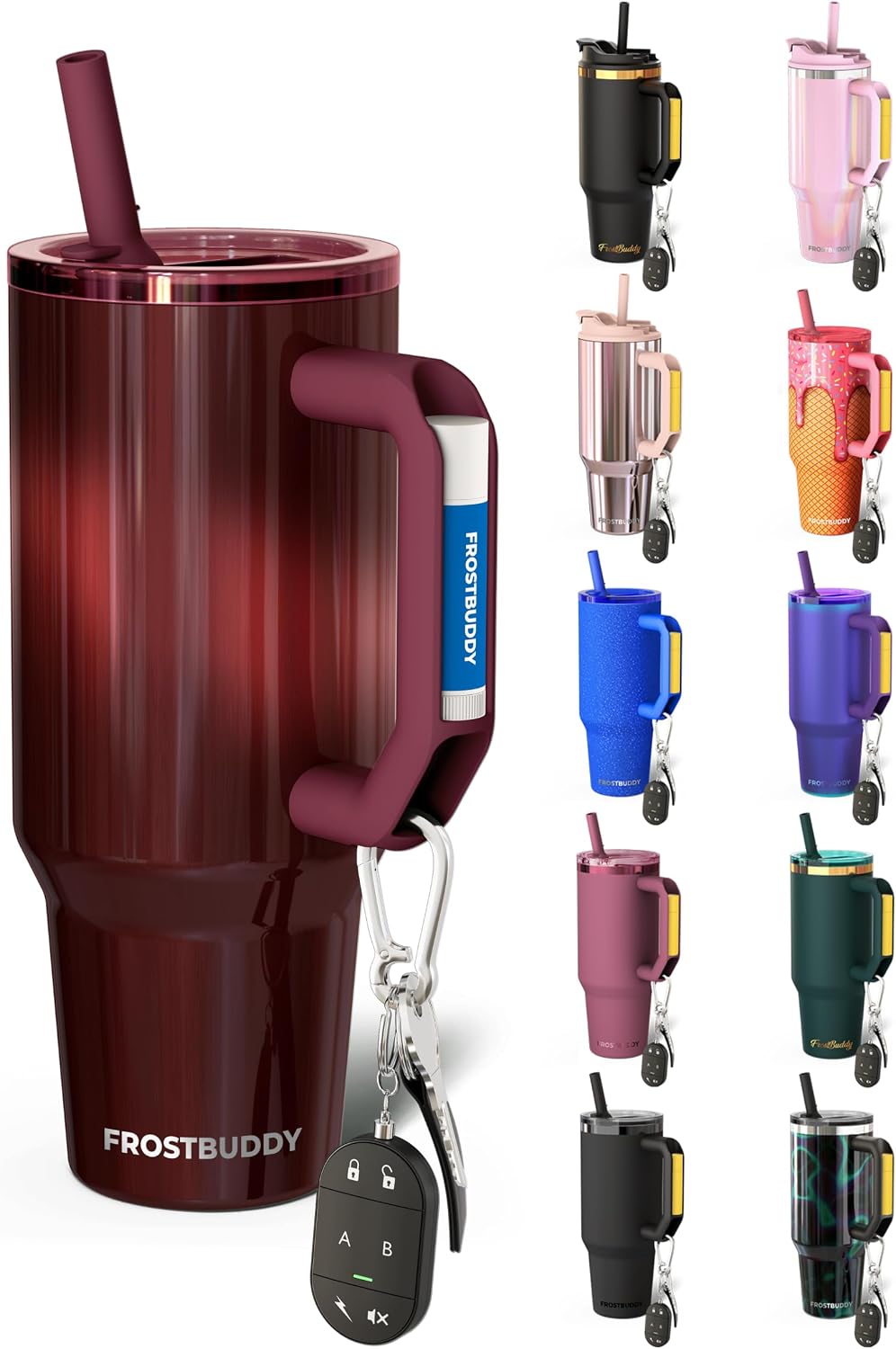 Thicc Buddy 16oz Tumbler - Insulated Stainless Steel (Cinnamon) - Colors B