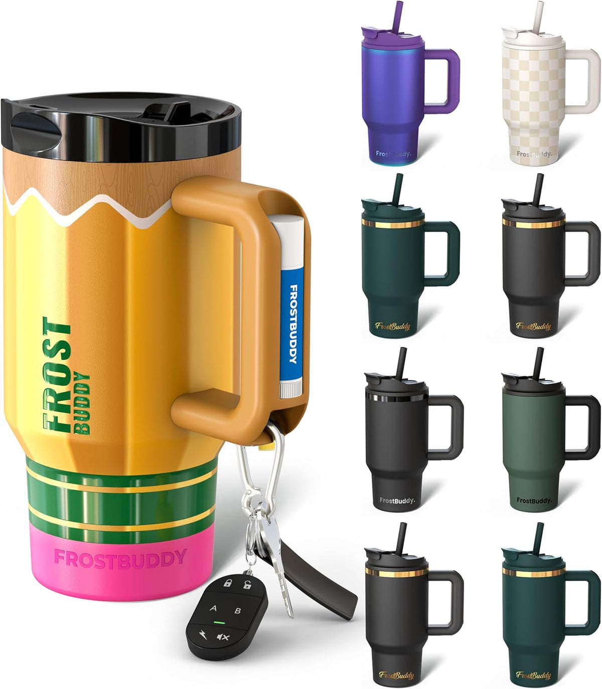 Thicc Buddy 16oz Tumbler - Insulated Stainless Steel (Cinnamon) - Colors B