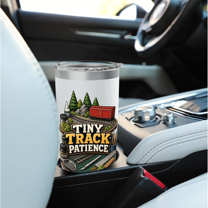 TINY TRACK PATIENCE Hobby Table Calm Stainless Steel Insulated Tumbler