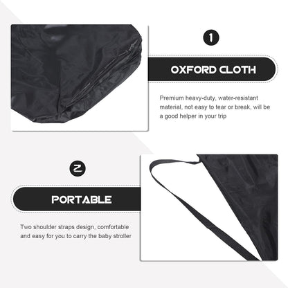 Stroller Travel Bag with Straps for Airplane Gate Check Foldable Stroller Storage Cover Travel Carry Bag