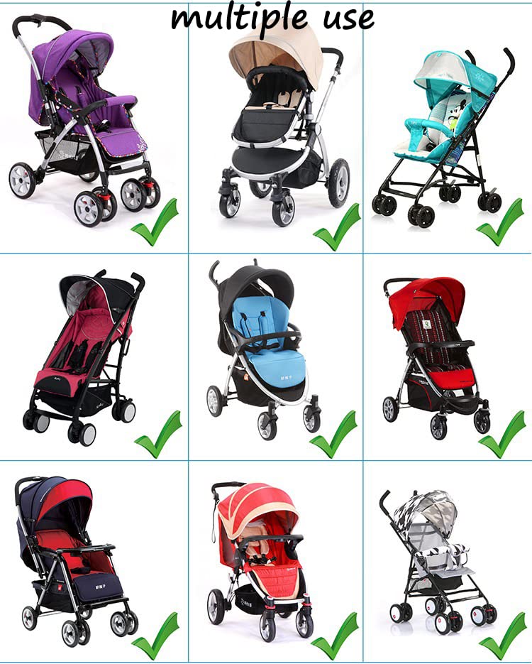 Baby Stroller Sun Shade Universal UV Protection Stroller Sunscreen Cover Pushchair Blackout Canopy Windshield Shade Extender (Only Sun Cover)