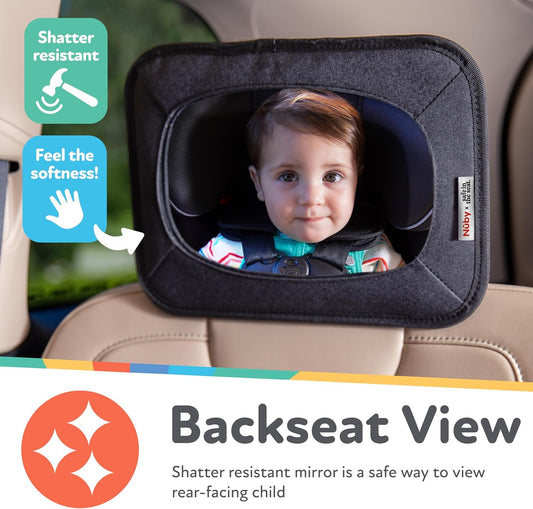 Nuby x Safe in the Seat Backseat Baby Mirror