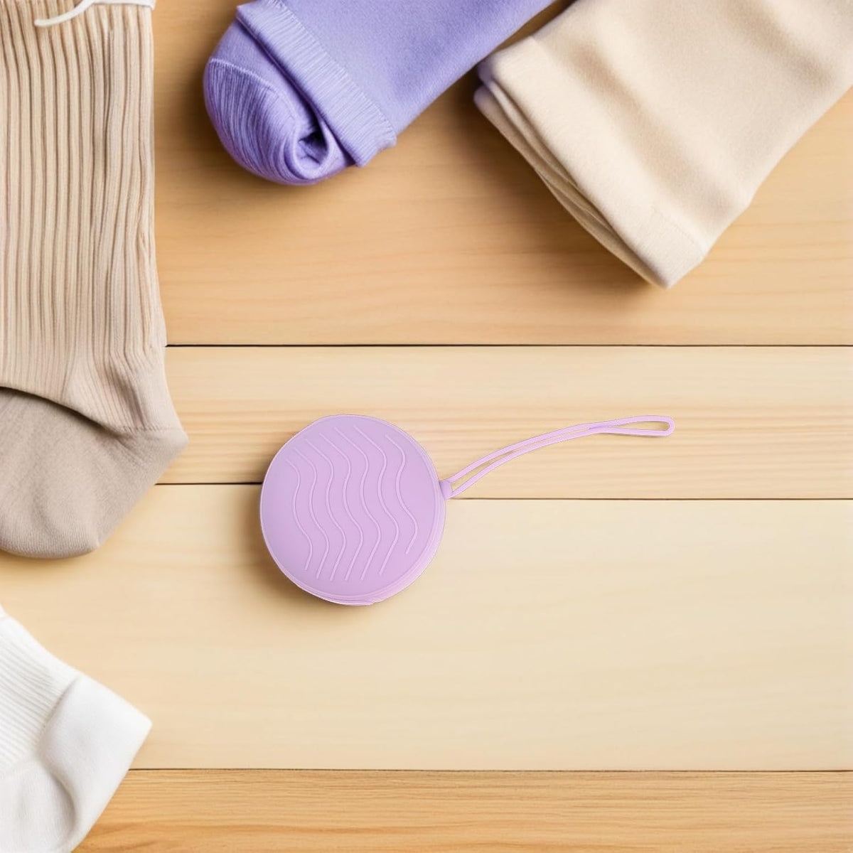 Silicone Pacifier Holder Case Portable Newborn Pacifier Storage Pouch with Strap for Boys Travel Soother Container in Mica Gray, Sakura Pink, Lilac Purple