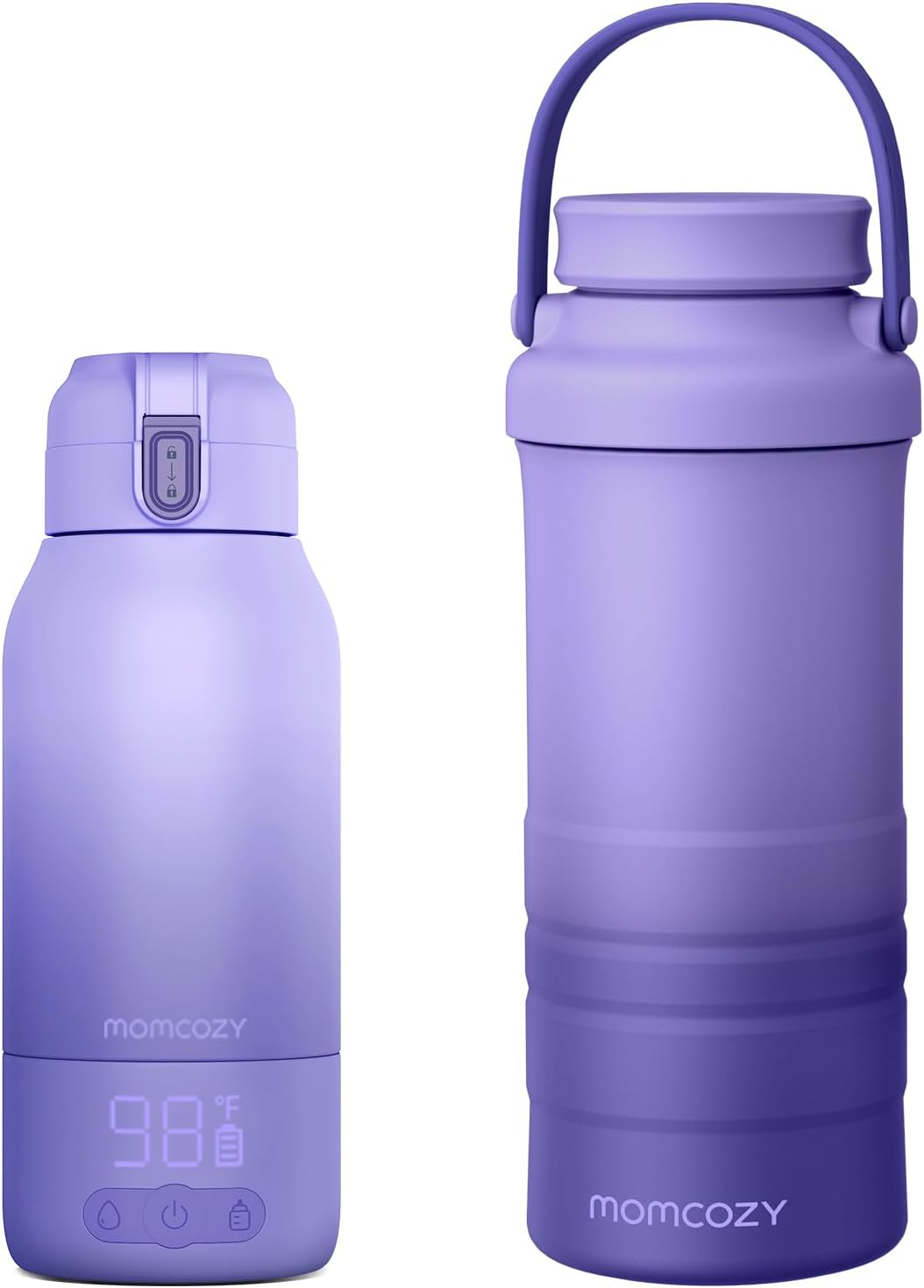 Portable Milk Warmer for Travel & 22oz Portable Breast Milk Cooler for Outdoor