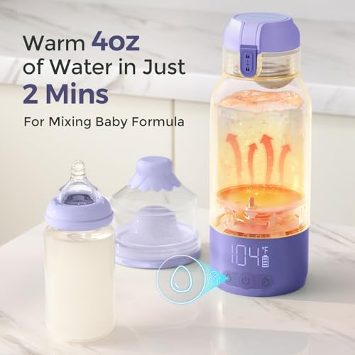 Portable Milk Warmer for Travel & 22oz Portable Breast Milk Cooler for Outdoor