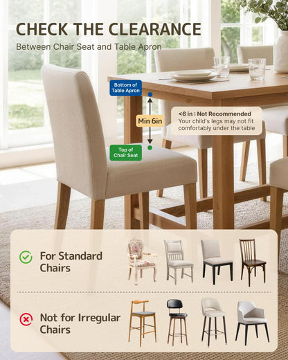 Booster Seat for Kitchen Chair, Toddler Booster Seat Dining Table