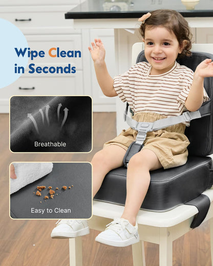 Booster Seat for Kitchen Chair, Toddler Booster Seat Dining Table