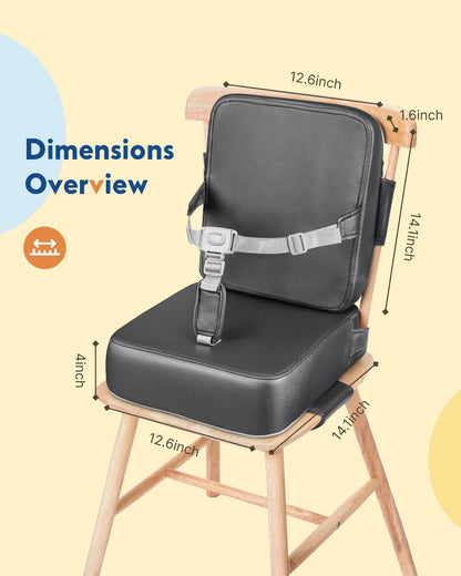 Booster Seat for Kitchen Chair, Toddler Booster Seat Dining Table