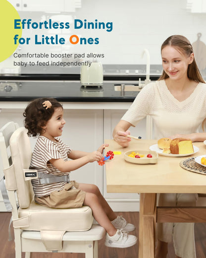 Booster Seat for Kitchen Chair, Toddler Booster Seat Dining Table