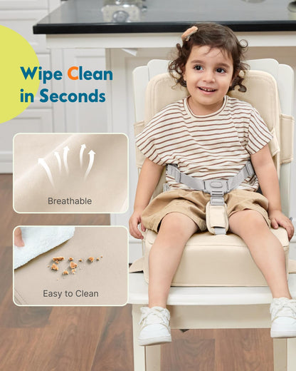 Booster Seat for Kitchen Chair, Toddler Booster Seat Dining Table