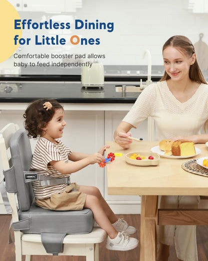 Booster Seat for Kitchen Chair, Toddler Booster Seat Dining Table