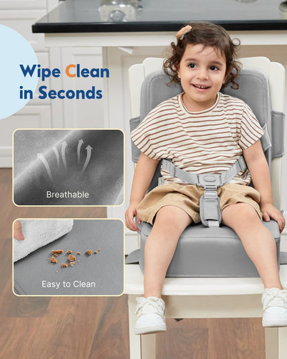 Booster Seat for Kitchen Chair, Toddler Booster Seat Dining Table