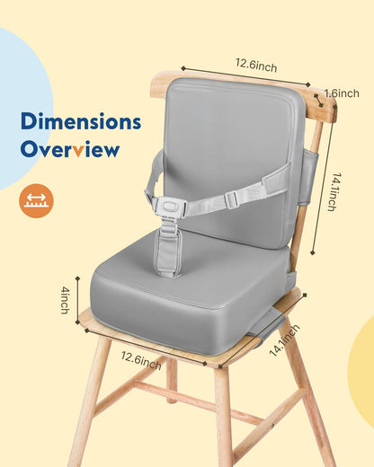 Booster Seat for Kitchen Chair, Toddler Booster Seat Dining Table