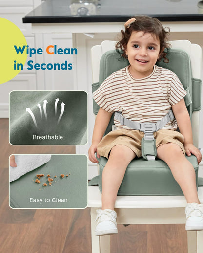 Booster Seat for Kitchen Chair, Toddler Booster Seat Dining Table