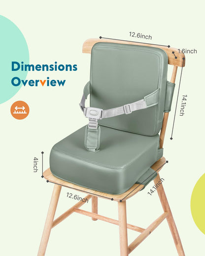 Booster Seat for Kitchen Chair, Toddler Booster Seat Dining Table