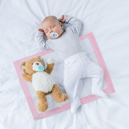 Disposable Changing Pads for Baby 24 Inches x 17 Inches Disposable Underpads Waterproof Diaper Changing Pad Breathable Underpads Bed Table Protector Mat Changing Pad Liner