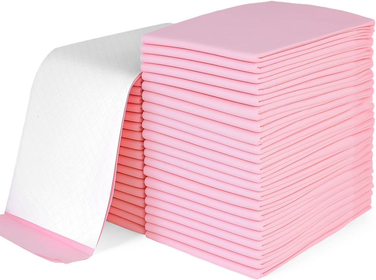 Disposable Changing Pads for Baby 24 Inches x 17 Inches Disposable Underpads Waterproof Diaper Changing Pad Breathable Underpads Bed Table Protector Mat Changing Pad Liner