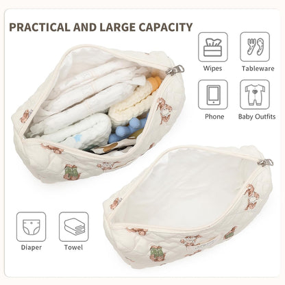 Diaper Bag Organizer Pouches - 2 Pack, Small Diaper Bag Mini Purse