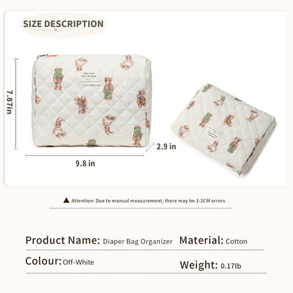 Diaper Bag Organizer Pouches - 2 Pack, Small Diaper Bag Mini Purse