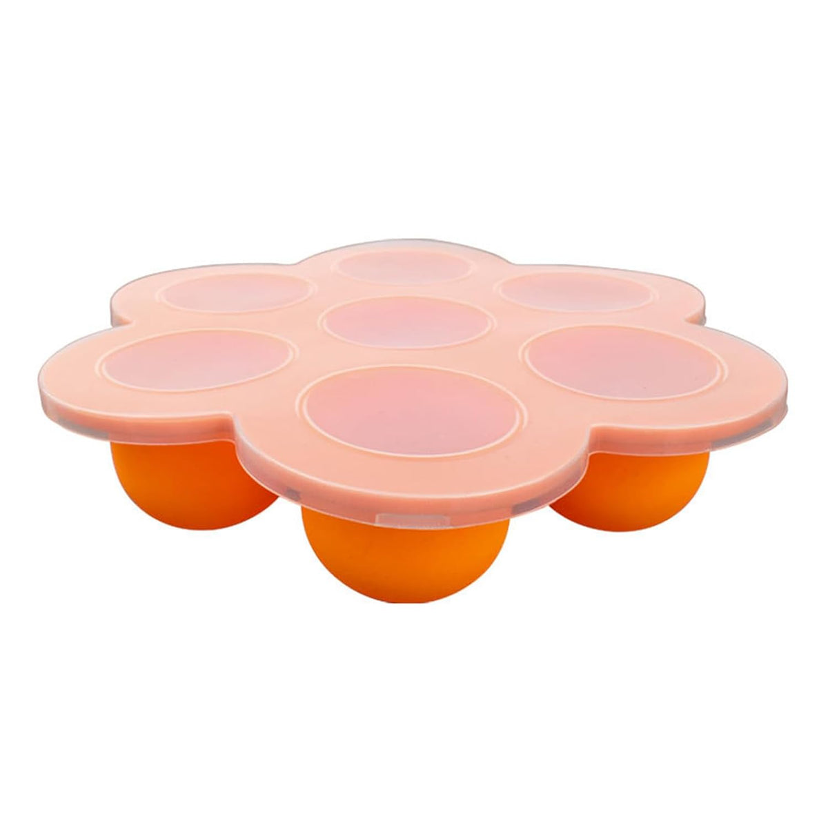 Section Silicone Food Freezer Tray with on Lids Safe Silicone Treat Tray for Easy Meal Preps and Storage Leak Food Divider