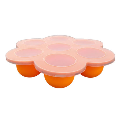 Section Silicone Food Freezer Tray with on Lids Safe Silicone Treat Tray for Easy Meal Preps and Storage Leak Food Divider